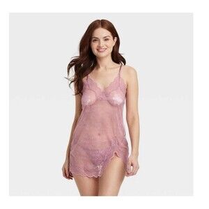 NWT Auden Women's Allover Lace Lingerie Slip Dress Size XL
